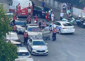 VIDEO/ Operacioni i policisë te ‘Stadiumi Dinamo’, ndalohet Sali Lushaj dhe një person tjetër