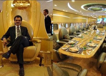 FOTO/ Brenda avionit privat 500 milionë dollarësh të Princit Al Saud, me 2 dhoma gjumi e fron floriri…Po shtëpinë si e ka?!