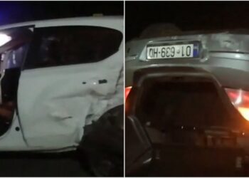 Tre të plagosur/ “Opeli” me targa të Kosovës përplaset me një tjetër mjet në autostradën Lushnje-Fier