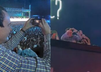 VIDEO/ Kurti shijon natën e fundit të “Sunny Hill Fesitval” nga tribuna VIP! Përshëndet publikun në mënyrën më të veçantë