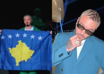 VIDEO/ J Balvin valëvit në mes të skenës flamurin e Kosovës dhe ngre peshë publikun e “Sunny Hill Festival”