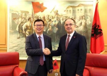 Ambasadori kinez takon presidentin shqiptar