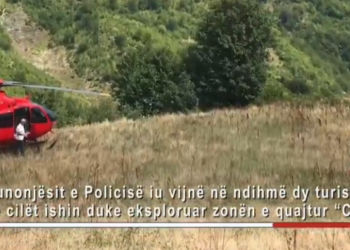 Operacioni/ U bllokuan në bjeshkët e Tropojës, policia shpëton dy turistët gjermanë. Transportohen për në spital