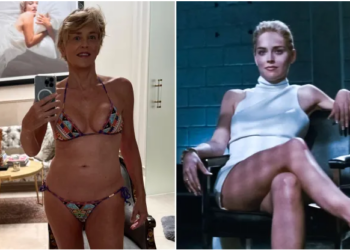 FOTO/ Ylli i ‘Basic Instinct’ Sharon Stone, tregon trupin e saj me bikini në moshën 64-vjeçare
