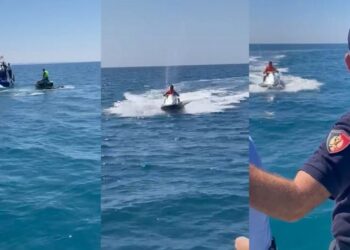 VIDEO / Bllokohen 3 “Jet ski” në Shëngjin, gjobë drejtuesve për mungesë dokumentacioni