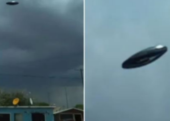 FOTO: UFO-t tmerrojnë qytetarët, disku fluturues shfaqet në qiell menjëherë pas stuhisë