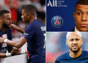 VIDEO/ Gazetarët e pyesin për marrëdhënien Mbappe-Neymar, sulmuesi brazilian braktis në mes intervistën