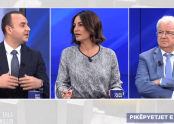 Debati/ Ngjela ‘përplaset’ ashpër me Balliun: Ti je një anti-amerikan! Si mund të flasim me ty