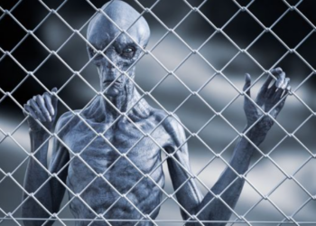 VIDEO / Një alien kapet nga kamerat në shtëpi kur burri po flinte gjumë