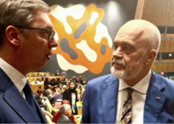 Rama takohet me Vuçiçin në OKB, presidenti serb: Një përshëndetje e shkurtër me mikun tim, për të bërë plane…!