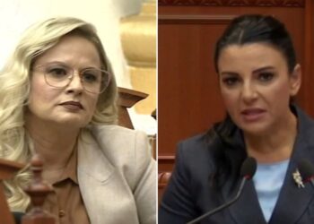 “E kam me video”/ Balluku debat me Banon: Jo po dalin për darkë me oligarkët? Pse pishtarin na ke mbajtur ti ne, dil e fol me fakte