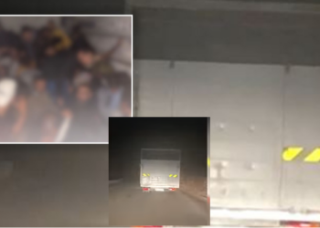 VIDEO/ Kamioni plot me emigrantë kontrabandë, arrestohen 2 persona në Sarandë