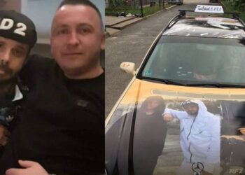 Surprizon klientët/ Taksisti mbush makinën vetëm me foto dhe shkrime të kushërinjve Ervis dhe Brilant Martinaj