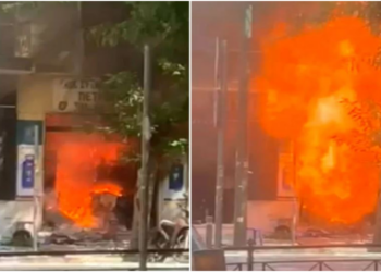 VIDEO+FOTO/ Tronditet Athina, shpërthim i fuqishëm në një biznes, një person i plagosur