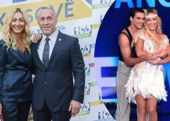 FOTOT/ Gruaja e Ramush Haradinajt, transferohet në Tiranë si “balerinë”, Alketa Vejsiu: Si të la ‘Rambo’ të vish këtu Anita