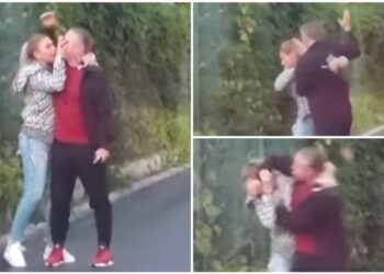 VIDEO/ Trajneri i njohur i futbollit rrihet me ish-gruan e tij në mes të rrugës, përfundojnë në polici