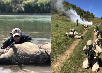 Malet e Uellsit/ Trupat e Armatosura të Shqipërisë dhe ato të Kosovës nisin stërvitjen marshuese më të vështirë në botë