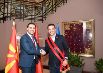 Veliaj pret kreun e Komunës së Strumicës, Kostadinov: Raport të ri mes dy qyteteve tona, keni kryebashkiakun më të…!