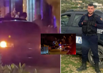 Policët me “Audi” pa targa e xhama të zinj/ Dyshohet se autorët u trembën për atentat, qëlluan menjëherë ndaj tyre