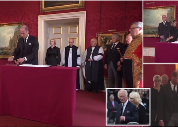 LIVE/ “Zot ruaj Mbretin”, Charles III shpallet zyrtarisht Mbret. Princi William dhe Mbretëresha Camilla nënshkruajnë deklaratën