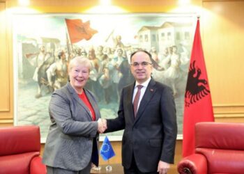 Ambasadorja e BE i dorëzon progres-raportin e KE-së, Presidentit Begaj