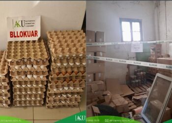 “Ushqime të pasigurta për konsum”/ Bllokohen 20,000 kokrra vezë në Korçë, AKU vendos 21 milionë lekë gjoba