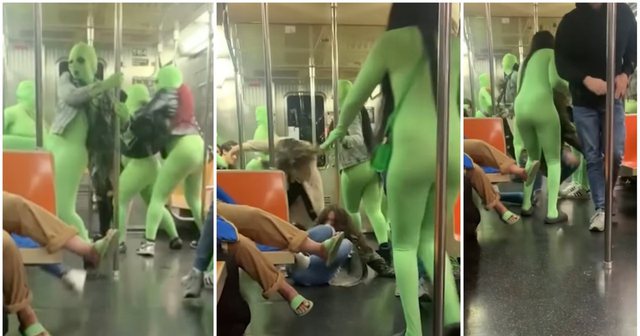 VIDEO: 'Vajzat me jeshile' terrorizojnë metronë në Nju Jork, grabisin e dhunojnë dy gra
