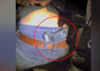 VIDEO / Pistoleta gati, me fishek në fole! Dalin pamjet e arrestimit të 36-vjeçarit në Fushë-Krujë