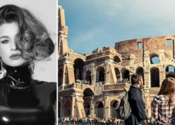 “Moj e bukura more”/ Elsa Lila poston videon nga Colosseum, kush e shoqëroi në Romë