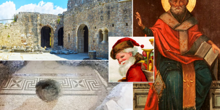 Arkeologët zbulojnë varrin e ‘Santa Claus’ të fshehur nën një kishë në Turqi