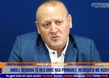 VIDEO/ Kreu i PD-së së Alibeajt për Shkodrën paralajmëron Berishën: Nëse nuk tërhiqet nga primaret s’ka bashkim!