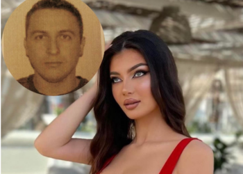 FOTO/ Vis Martinaj duke u puthur me ish-misin për 40-vjetorin e lindjes