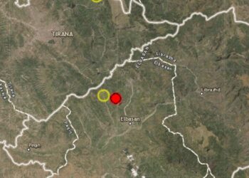 Lëkundje tërmeti në Elbasan dhe Tiranë