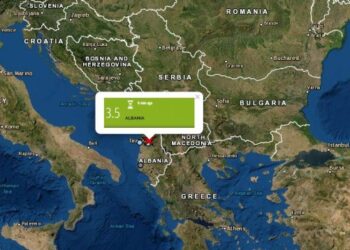 Tërmet në Tiranë, lëkundjet sizmike ndjehen në disa zona të kryeqytetit