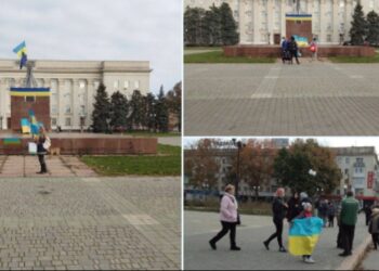 Ukraina merr zyrtarisht Khersonin pas 8 muajsh luftime, flamuri valëvitet në sheshin qendror të qytetit