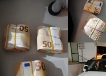 Shoferi i “Range Rover” kapet me një shumë të madhe eurosh të padeklaruara në Muriqan