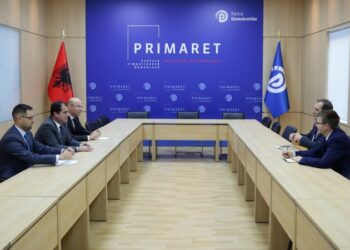 Përfaqësuesit e OSBE/ODIHR, takim me Bylykbashin e Kason në selinë e PD, diskutohet për zgjedhjet e 14 majit dhe reformën zgjedhore
