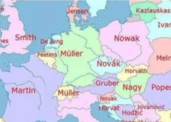 HARTA/ Mbiemrat më të përdorur në botë, kush kryeson në Shqipëri dhe Kosovë?