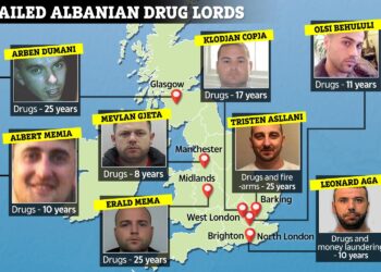 Mediat Britanike: 1336 kriminelë shqiptarë në burgjet e Anglisë dhe Uellsit i kushtojnë shtetit 57 milionë paund çdo vit