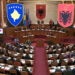 LIVE / Mblidhen dy parlamentet Shqipëri-Kosovë, 110-vjetori i Pavarësisë bën bashkë deputetët dhe kryeministrat