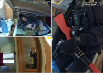 VIDEO/ Policia e gjeti poshtë dyshekut, 38-vjeçari në kërkim i drejton pistoletën dhe qëllon drejt tyre! Ekzekutohet nga efektivët