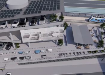 VIDEO/ Kryeministri Rama paraqet planin për ndërtimin e një parkingu të ri në Durrës: Hapësirë për 400 automjete, energji me panele diellore