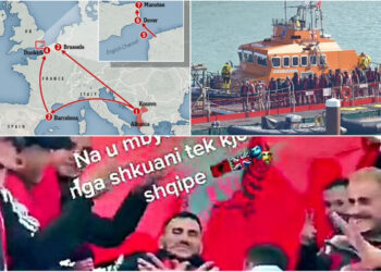 “Brenda rrjetit të trafikantëve shqiptarë”/ Media britanike: Kalimin në La Mansh e bëjnë kurdët, kush nuk paguan lekët rrezikon të…