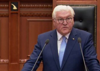VIDEO/ Presidenti gjerman vlerëson Tiranën: Qytet rinor, entuziast për të ardhmen, qytet i vërtetë europian