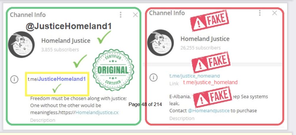 Kush fshihet pas ‘Homeland Justice’ në Telegram? Hackerat akuzojnë për një grup fals me 26 mijë anëtarë