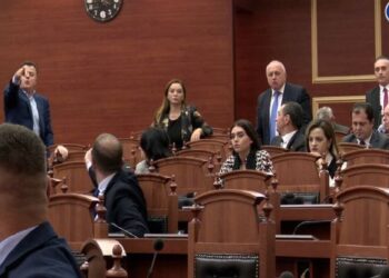 Alibeaj përjashton Nokën nga grupi i PD, sherr në Kuvend: Nesër ngre padi. Reagimi: Mos ma ngri dorën ashtu…legen!