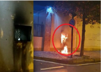 Reagon policia/ I riu i sapo kthyer nga Franca i vendosi flakën dritares së Komisariatit të Elbasanit, rrezikoi 2 persona