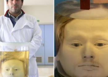 FOTO/ Koka e vrasësit më të frikshëm në Evropë mbahet në solucion nga shkencëtarë e një universiteti
