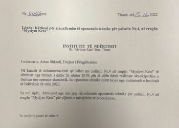 Dokumenti/ Instituti i Ndërtimit rikonfirmon ekspertizën dhe vendimin e tij për prishjen e Pallatit nr.4 në rr. “Myslym Keta”: Është i rrezikshëm
