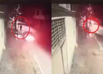 VIDEO/ Aksident i frikshëm në Pogradec, makina me shpejtësi skëterrë përplas 30-vjeçarin me biçikletë. Shoferi largohet nga vendngjarja